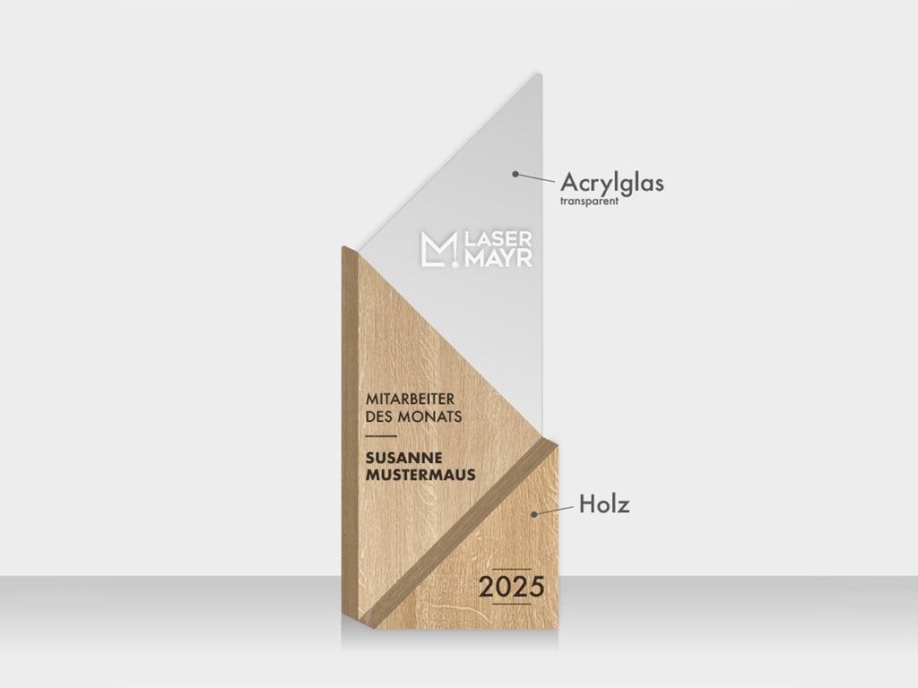 Award Design A Holzpokal Trophäe